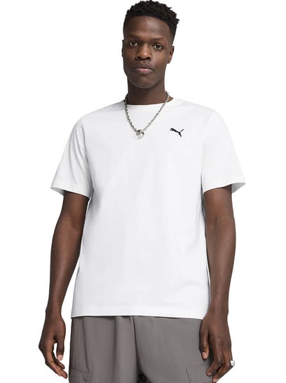 Puma White Wardrobe Essentials Regular Fit T-Shirt