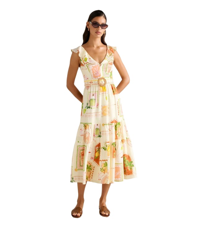 Layne Printed Midi Dress