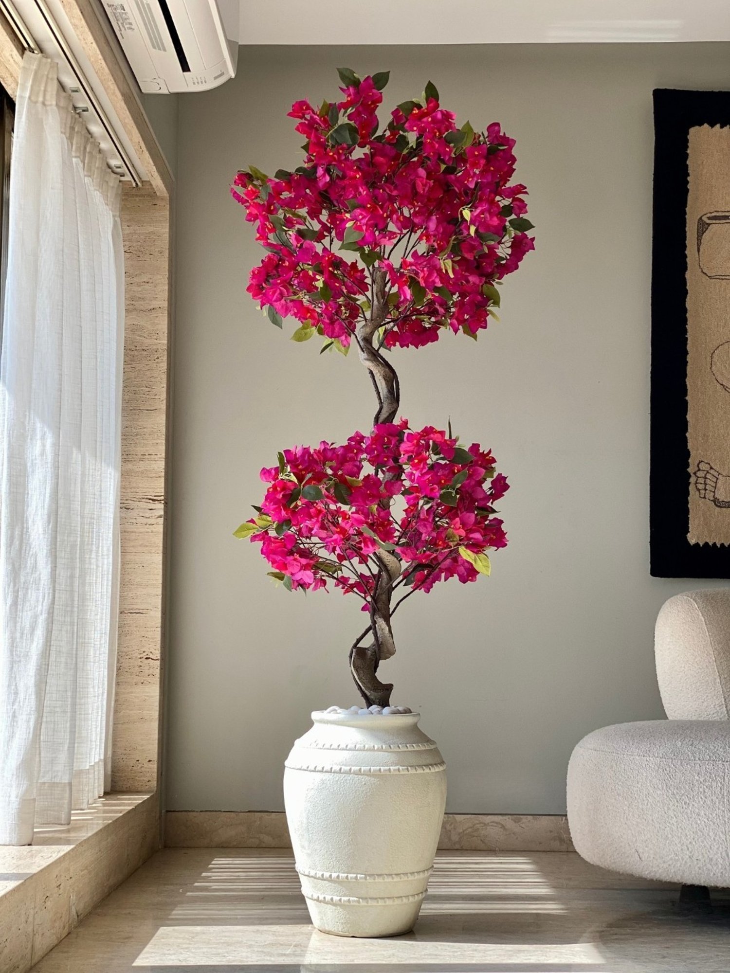TOUMEI Tall ピンク フラワーベース Buy Mason Home Pink Pvc Tall Plants for Home Online @ Tata CLiQ Luxury
