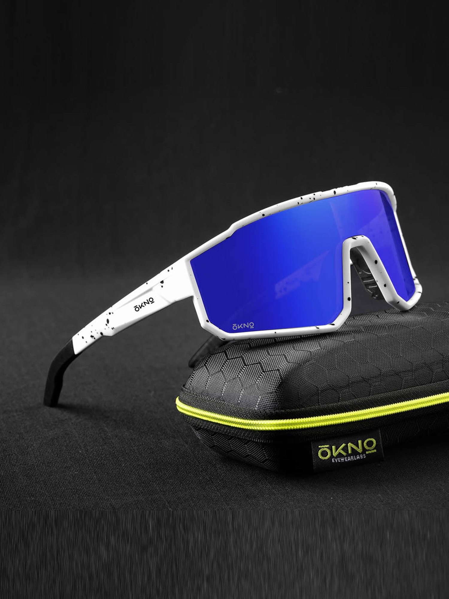OKNO Ravens Blue UV Protection Rectangular Unisex Sunglasses