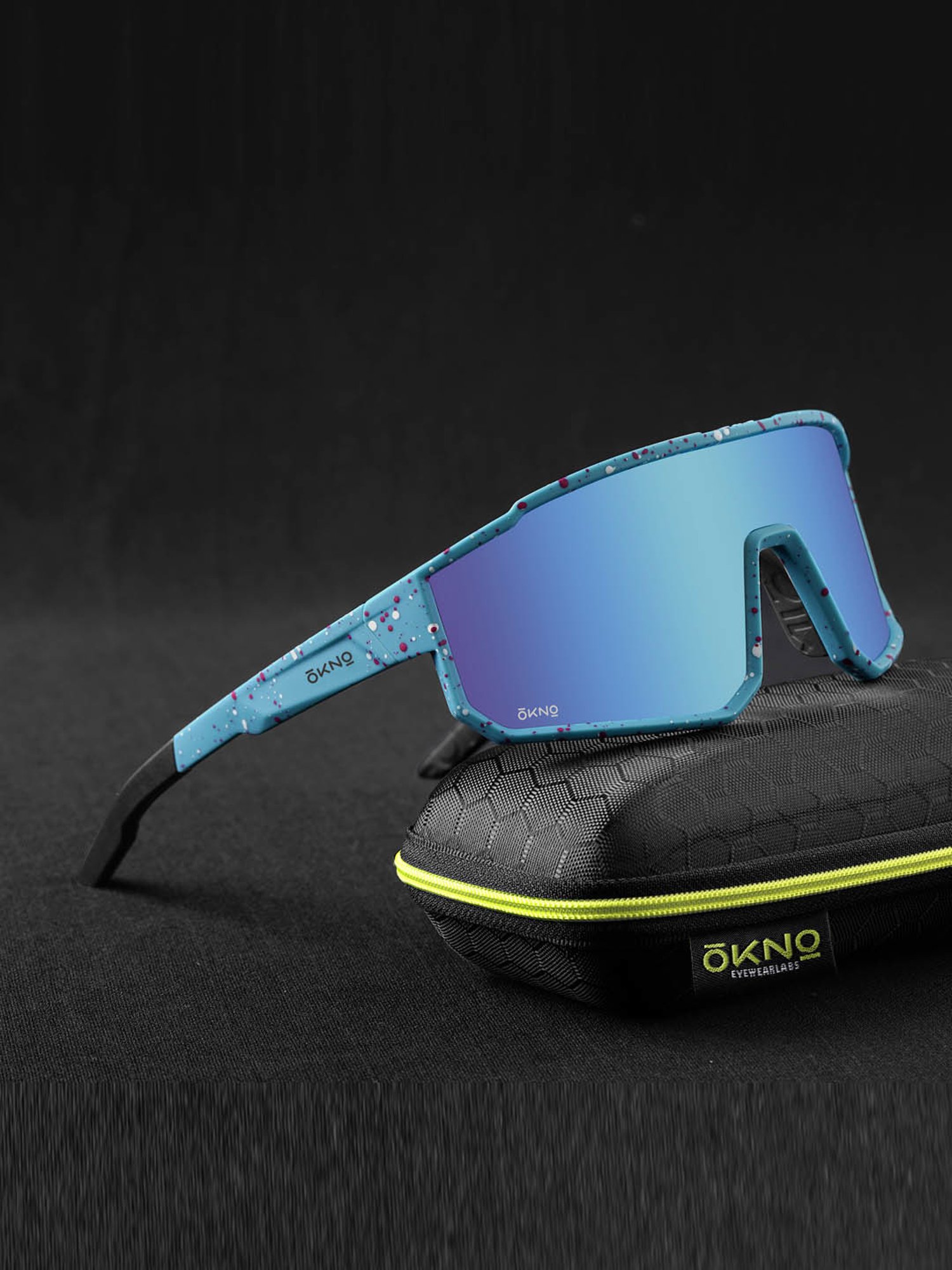 OKNO Ravens Blue UV Protection Rectangular Unisex Sunglasses