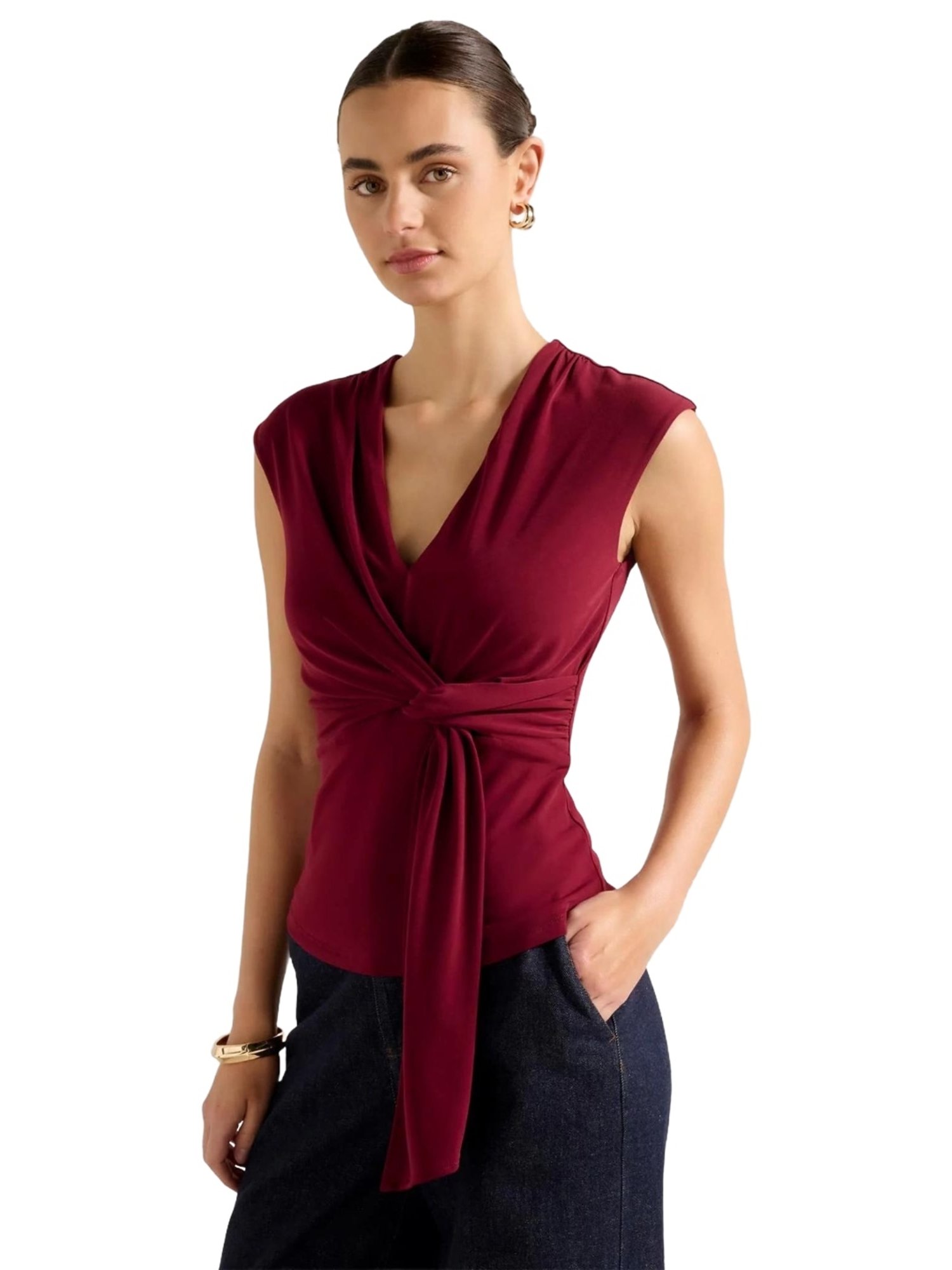 Emma Twist Front Top