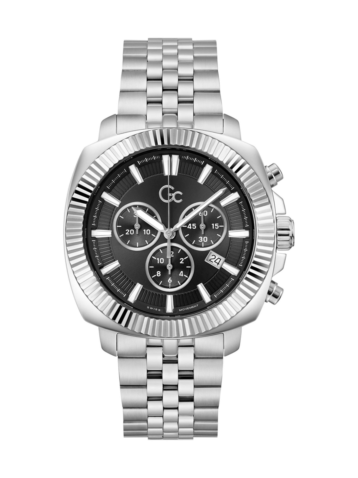 Buy Gc Z46006G2 Flair Coussin Chronograph Analog Watch For Men at