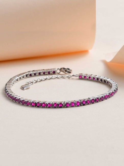 Buy Ornate Jewels Sterling Silver Bracelet for Women Online