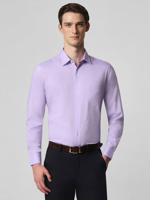 T-shirt homme Van Heusen violet XL en coton