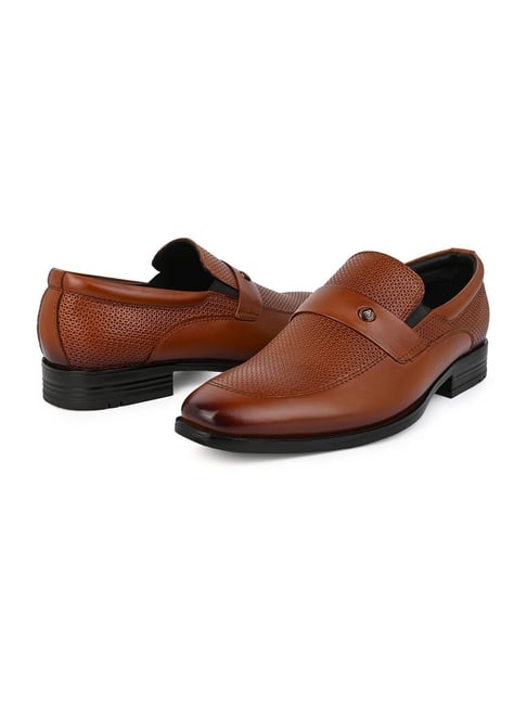 Buy Alberto Torresi Men's Tan Formal Loafers for Men at Best Price