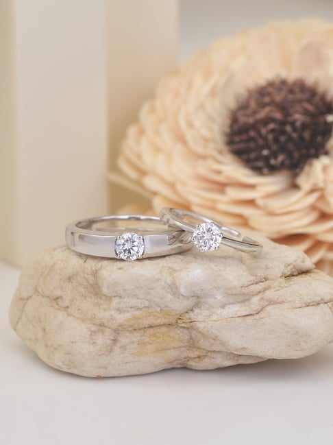 Buy Ornate Jewels Adjustable Couple Rings for Men Women Online