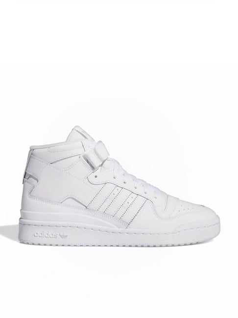 Adidas Originals Men's FORUM White Ankle High Sneakers-picture-35