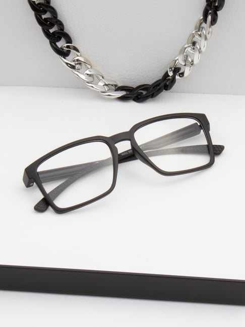 Ted Smith Black Wayfarer Unisex Eye Frames