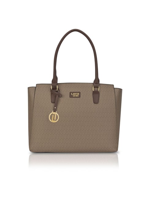 Buy Lavie Luxe Coffee LX Mono Kelly25 Tote Handbag Online @ Tata CLiQ