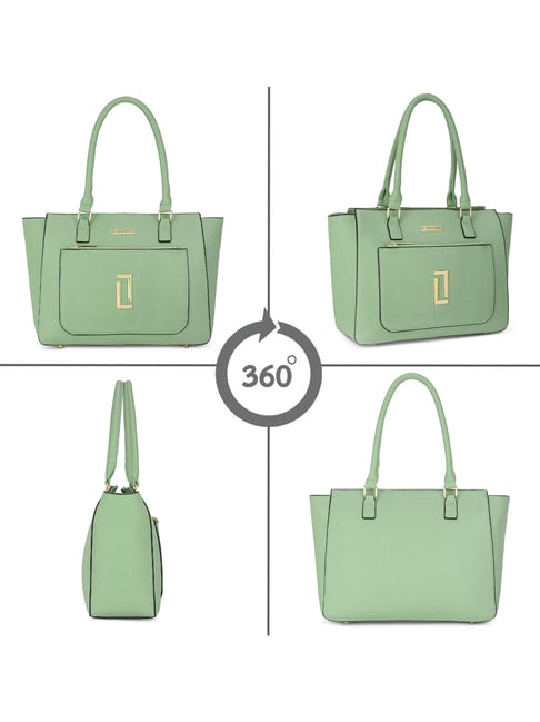 Buy Lavie Luxe Mint Green LX Kyle Lg Tote Handbag Online @ Tata CLiQ