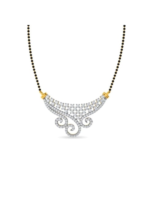 Kisna Diamond & Gold Jewellery 18k Gold & Diamond Aarna Tanmaniya Mangalsutra for Women