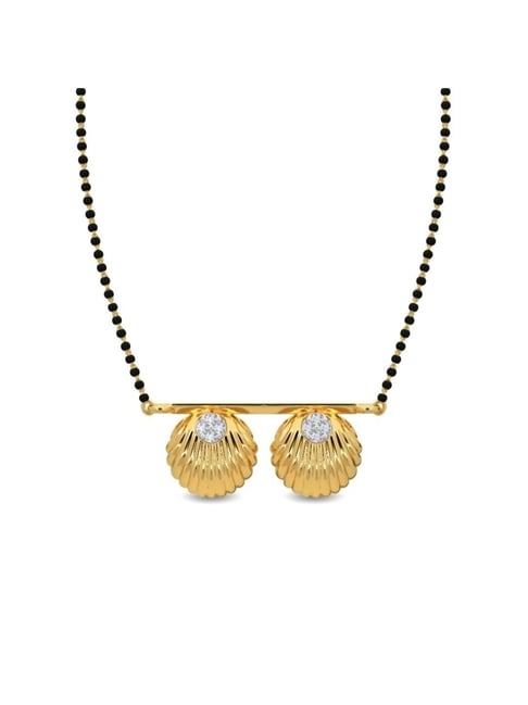 Kisna Diamond & Gold Jewellery 18k Gold & Diamond Artha Mangalsutra for Women