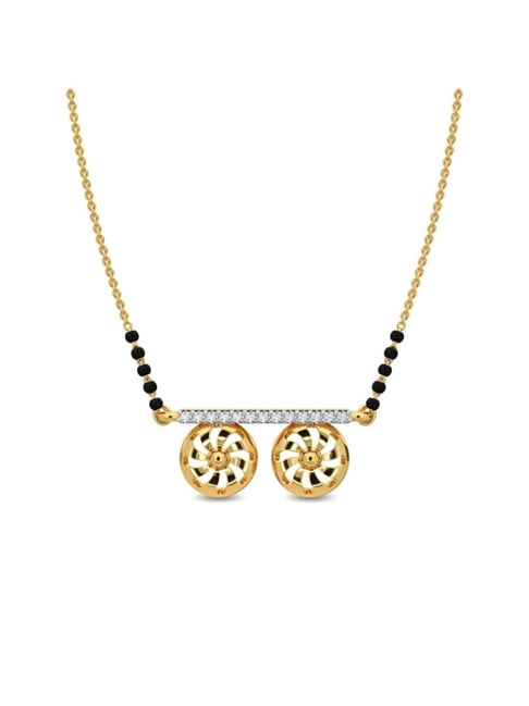 Kisna Diamond & Gold Jewellery 18k Gold & Diamond Simara Mangalsutra for Women