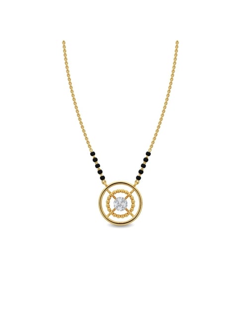 Kisna Diamond & Gold Jewellery 14k Gold & Diamond Yanisha Mangalsutra for Women
