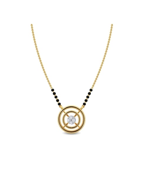 Kisna Diamond & Gold Jewellery 14k Gold & Diamond Shaleena Mangalsutra for Women