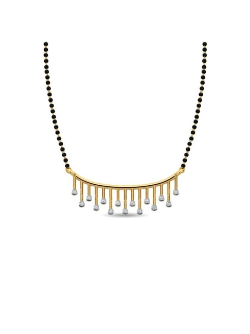 Kisna Diamond & Gold Jewellery 14k Gold & Diamond Lanisha Mangalsutra for Women