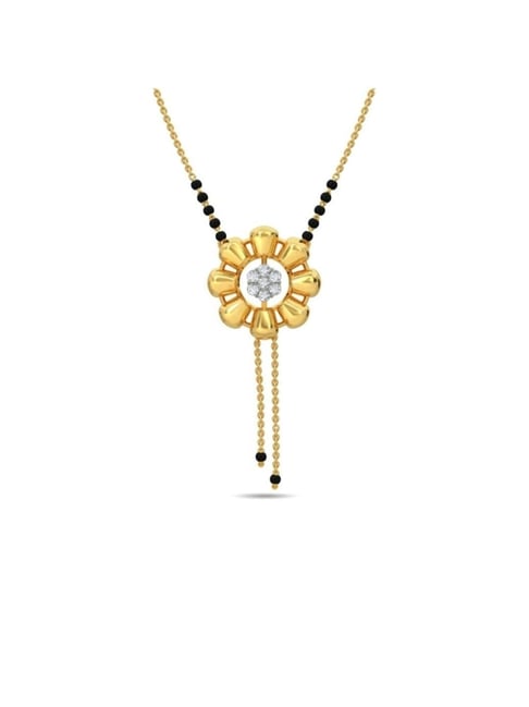 Kisna Diamond & Gold Jewellery 18k Gold & Diamond Kalinda Mangalsutra for Women