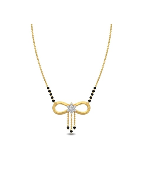 Kisna Diamond & Gold Jewellery 18k Gold & Diamond Amira Mangalsutra for Women