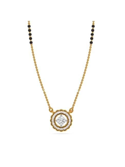 Kisna Diamond & Gold Jewellery 18k Gold & Diamond Jenima Mangalsutra for Women