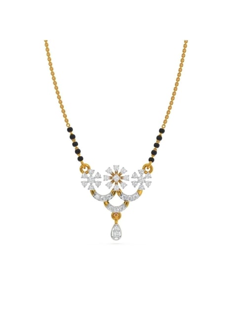 Kisna Diamond & Gold Jewellery 18k Gold & Diamond Journey Mangalsutra for Women
