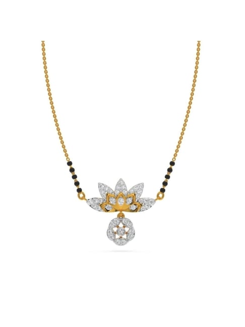 Kisna Diamond & Gold Jewellery 18k Gold & Diamond Kalia Mangalsutra for Women
