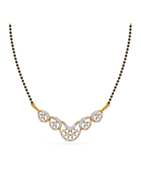 Kisna Diamond & Gold Jewellery 18k Gold & Diamond Kamryn Mangalsutra for Women