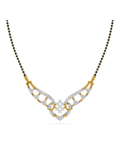 Kisna Diamond & Gold Jewellery 18k Gold & Diamond Karen Mangalsutra for Women