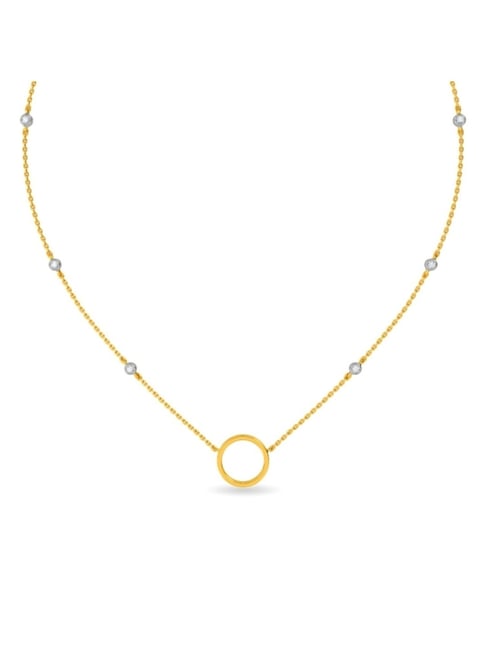 Kisna Diamond & Gold Jewellery 14k Gold & Diamond Dainy Necklace for Women