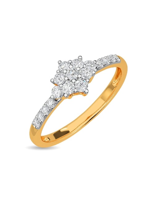 Buy Kisna Jewellery Amanya 14k (585) Diamond Gold Ring For Women