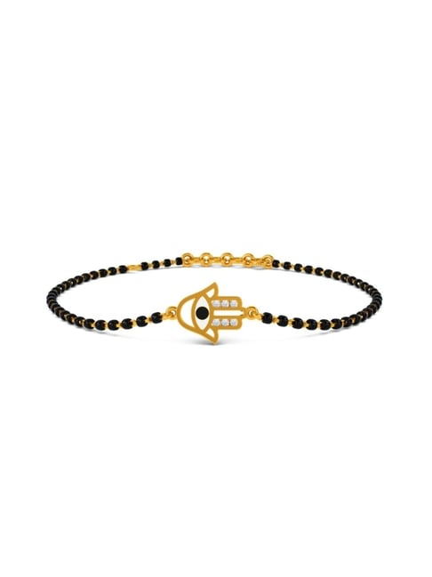 Kisna Diamond & Gold Jewellery Venika Evil Eye 18k Gold & Diamond Bracelet for Women