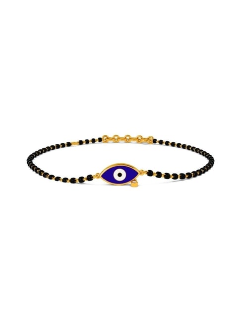 Kisna Diamond & Gold Jewellery Ayra Evil Eye 14k Gold & Diamond Bracelet for Women