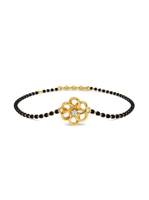 Kisna Diamond & Gold Jewellery Acacia 14k Gold & Diamond Mangalsutra Bracelet for Women