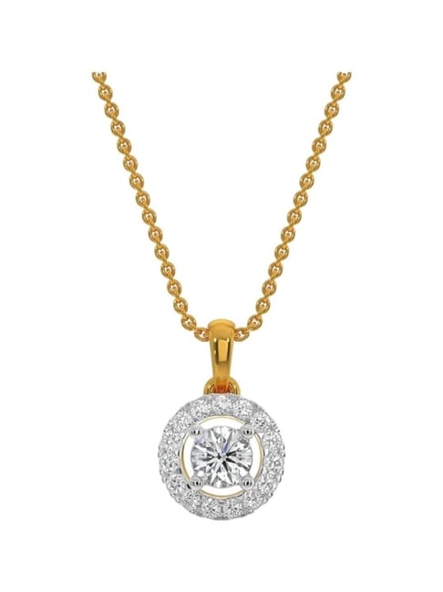 Buy Kisna 18KT Gold Diamond Pendant Sienna Pendant Online At