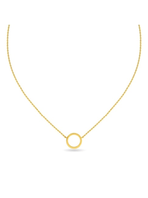 Kisna Diamond & Gold Jewellery 18k Javila Pure Gold Necklace for Women