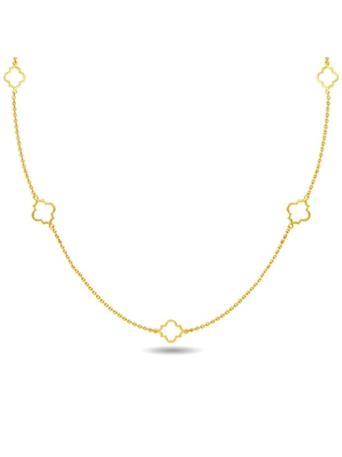 Kisna Diamond & Gold Jewellery 18k Sila Pure Gold Necklace for Women