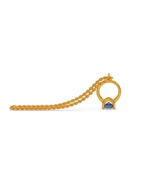 Kisna Diamond & Gold Jewellery 14k Pure Gold Sofia Watch Charm for Women