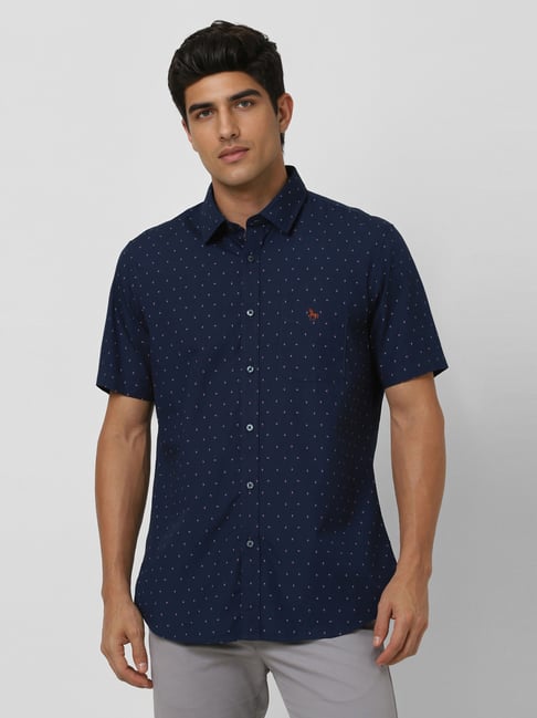 slim fit dress slacks Performance Knit Short Sleeve Solid