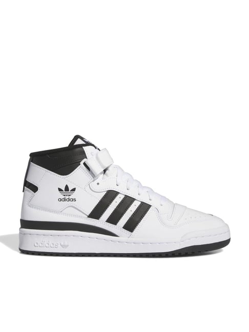 Adidas Originals Men's FORUM White Ankle High Sneakers-picture-22
