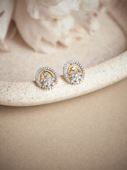 Kisna Diamond & Gold Jewellery 14k (585) Gold Tamsin Diamond Earring