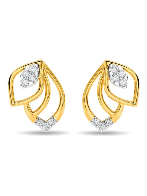 Kisna Diamond & Gold Jewellery 14k (585) Gold Meng Earring