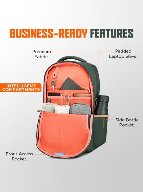 Skybags Zinex 01 30L Formal Laptop Backpack for Men & Women With