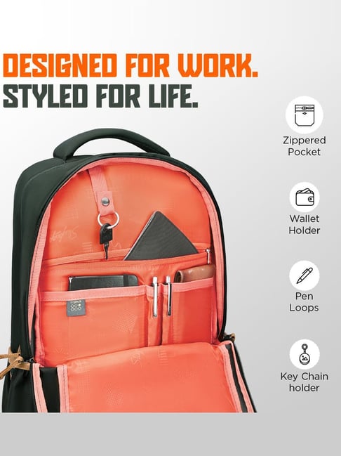 Skybags Zinex 01 30L Formal Laptop Backpack for Men & Women With