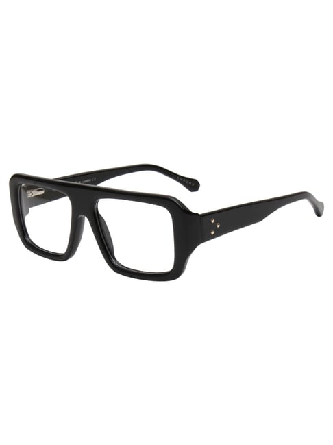Ted Smith Premium Italian Black Square Unisex Eye Frames