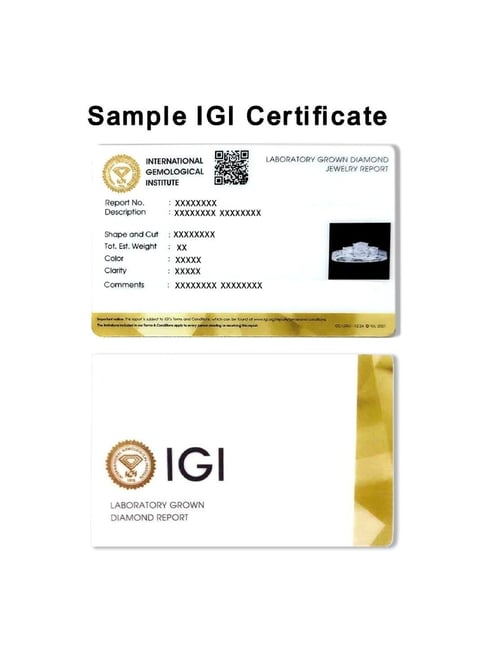 Buy Sparkles Lab Grown Diamond 14k (585) White Gold Ring for Women