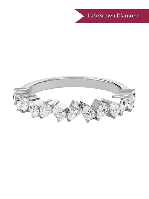 SHINE ETERNAL Lab Grown Diamond 14k (585) White Gold Ring for Women-picture-36