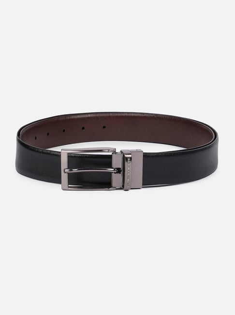 Louis Philippe Black Casual Belt