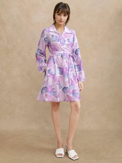 RAREISM Multi Blended Floral Dress-picture-17