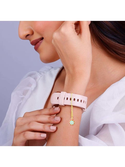 GIVA 925 Sterling Silver Golden Charm for Women-picture-11