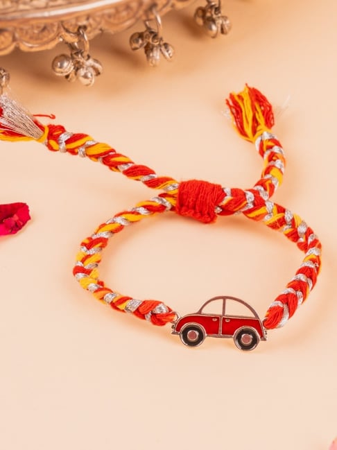 kicky & perky kicky and Perky 925 Sterling Silver Car rakhi-picture-31